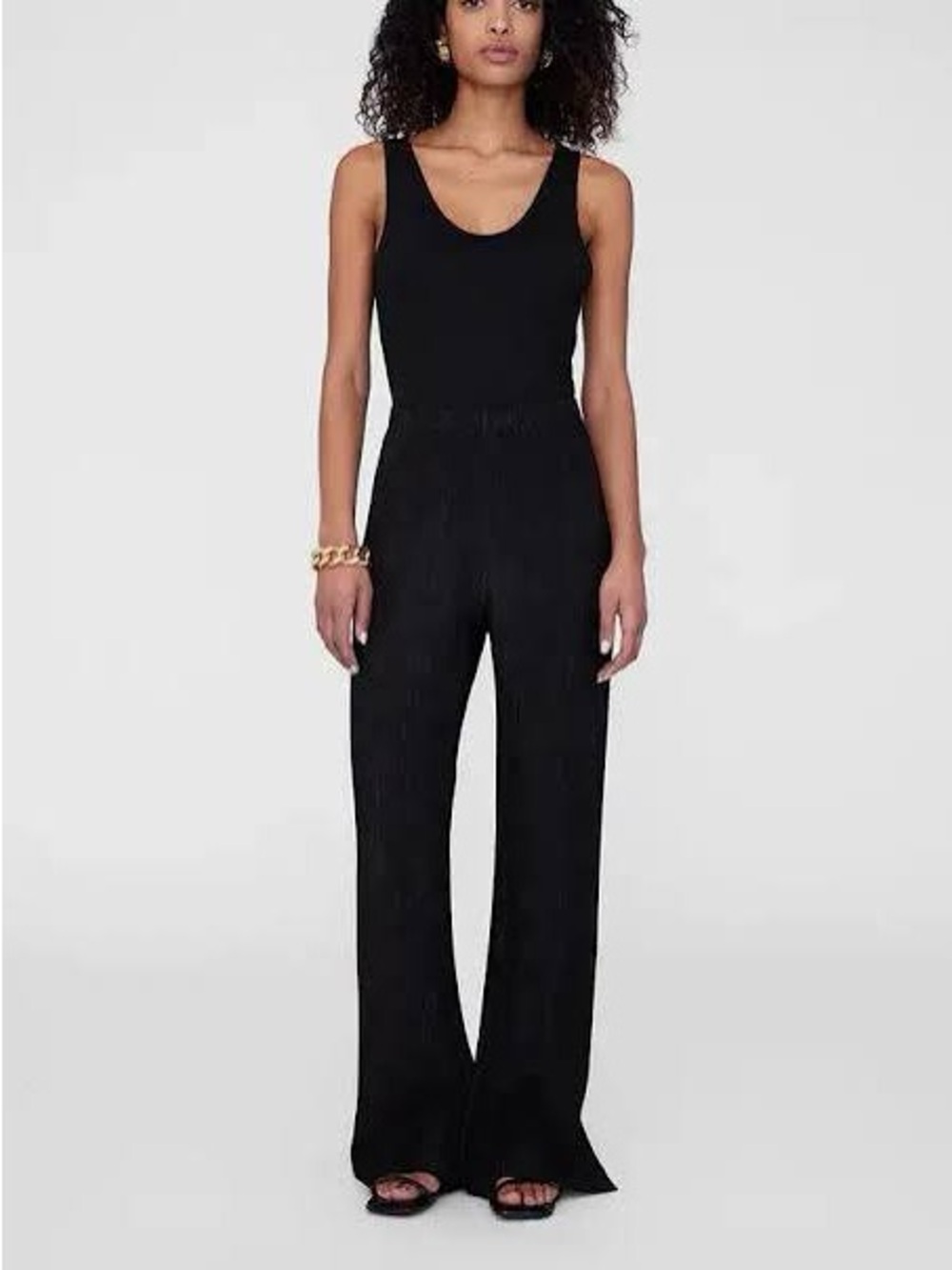Anine Bing Aden pant in black size med NWT